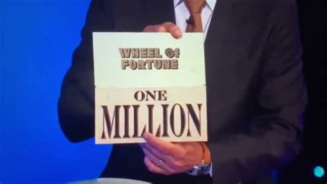 Wheel of Fortune - Million Dollar Bonus Round (10/14/14) - YouTube