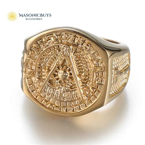 Classic Vintage Past Master Masonic Ring | MasonicBuys