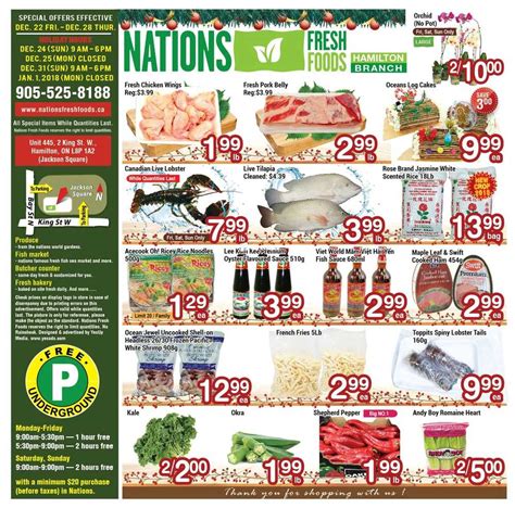 Nations Fresh Foods (Hamilton) Flyer December 22 to 28 Canada