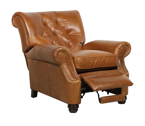 Barcalounger Phoenix ll Vintage Reserve Leather Recliner - Saddle 7 ...