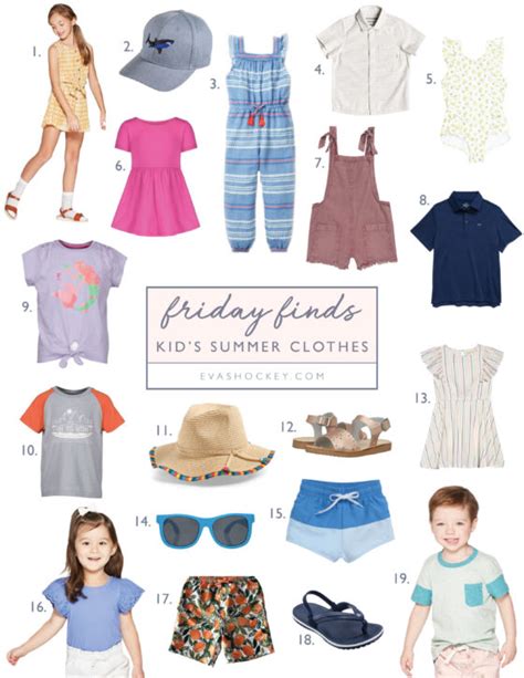 Friday Finds: Kid’s Summer Clothes - Eva Shockey