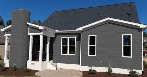 7 Dark Grey Siding Designs Using White Trim | Allura USA