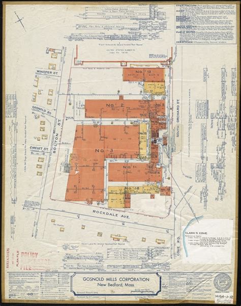 Gosnold Mills Corporation, New Bedford, Mass. [insurance map] - Norman B. Leventhal Map ...