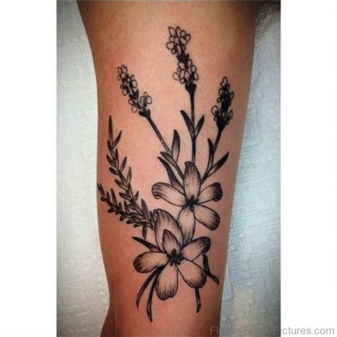 45 Fantastic Larkspur Flower Tattoos