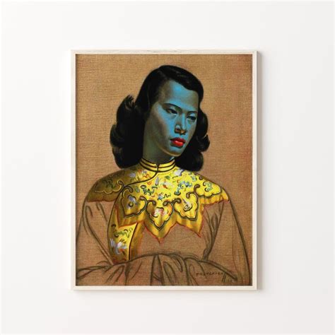 CHINESE GIRL Vladimir Tretchikoff Retro Classic Portrait Print - Etsy