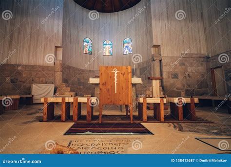 MOUNT NEBO, JORDAN, 27 October 2018: Church in Mount Nebo. Which is ...