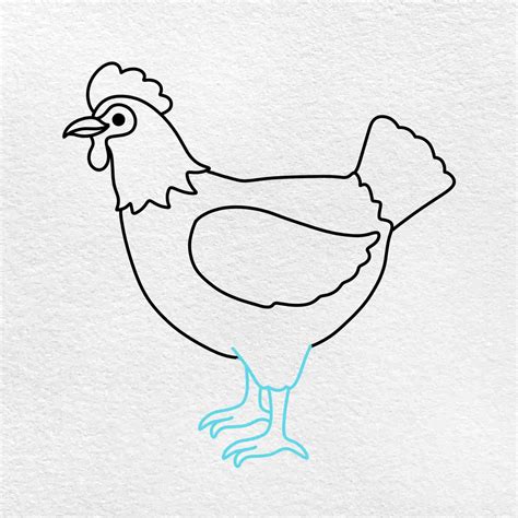 How To Draw A Chicken