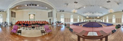 The Sanctuary of First Baptist Church 360 Panorama | 360Cities