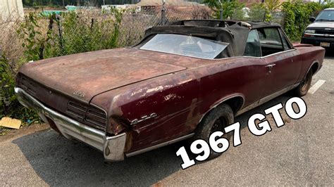 1967 Pontiac GTO Convertible Mixes a Mysterious Engine With Barn Rust ...