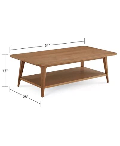 Furniture Martha Stewart Collection Brookline Coffee Table, Created for Macy's & Reviews ...