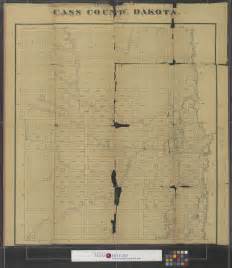 Sectional map of Cass County, [North] Dakota, 1876. - The Portal to Texas History