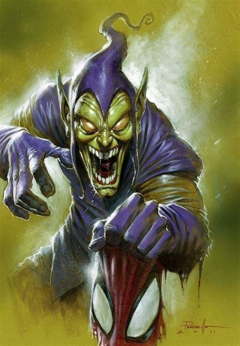 The Green Goblin. | Comic book villains, Comic villains, Comic art