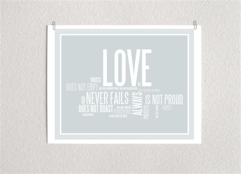 Printable Wall Art. Love Is Patient Love Is by RedLetterPaperCo