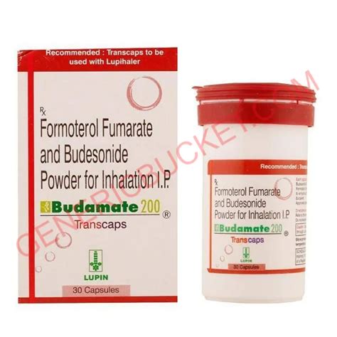 Budamate 200 Transcaps | Formoterol/ Budesonide | genericbucket