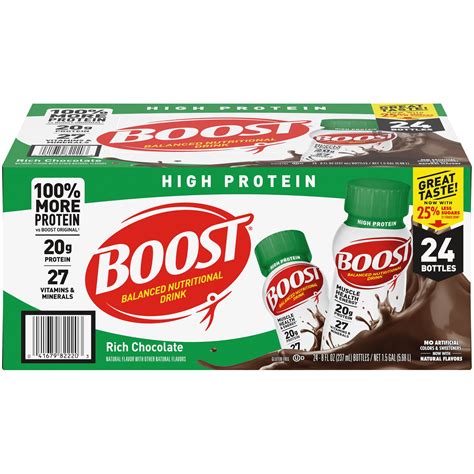 BOOST High Protein Nutritional Drink, Ready-to-Drink Shake, 20 Grams ...