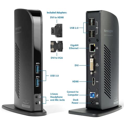 Kensington Universal Usb3.0 Dual Display Docking Station - U$S 209,50 en Mercado Libre