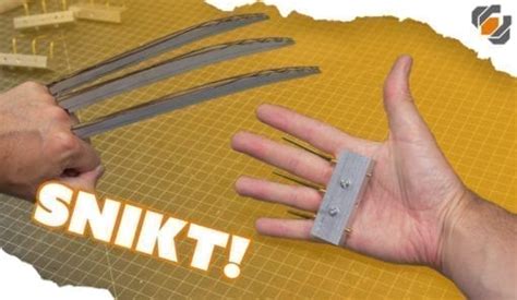 Wolverine's Prop Claws - Cosplay Tutorial Part 1 - Hand Grips