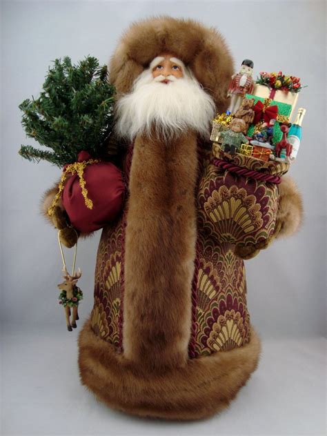 Elegant Victorian Santa - Santa Claus Doll - 22" Tall - pinned by ...