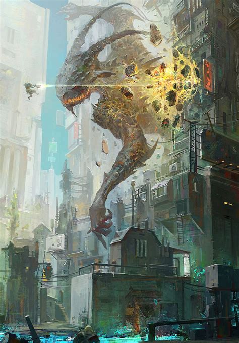 5 brilliant Asian fusion sci-fi illustrations from Su Jian | Concept ...