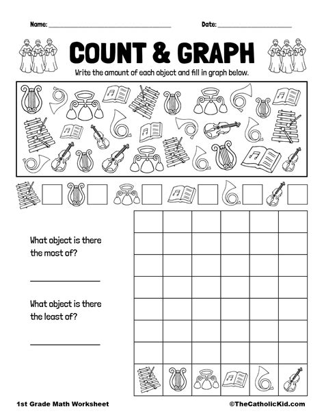 Math Graphing Worksheets - Worksheets For Kindergarten