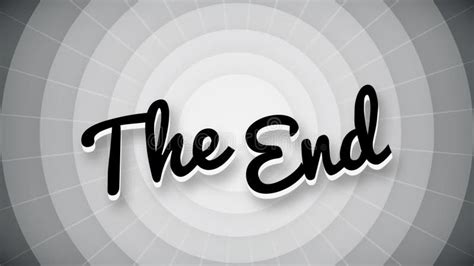 The end title stock footage. Video of blue, background - 44508326