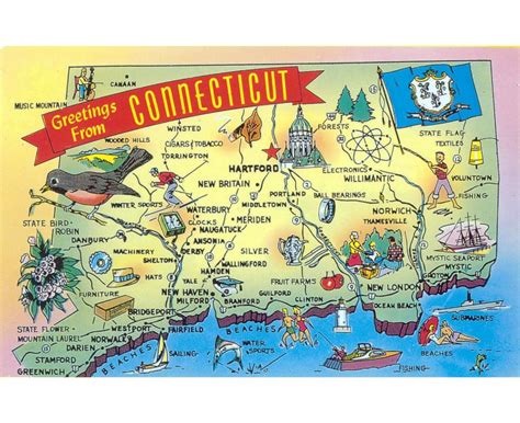 Maps of Connecticut | Collection of maps of Connecticut state | USA ...