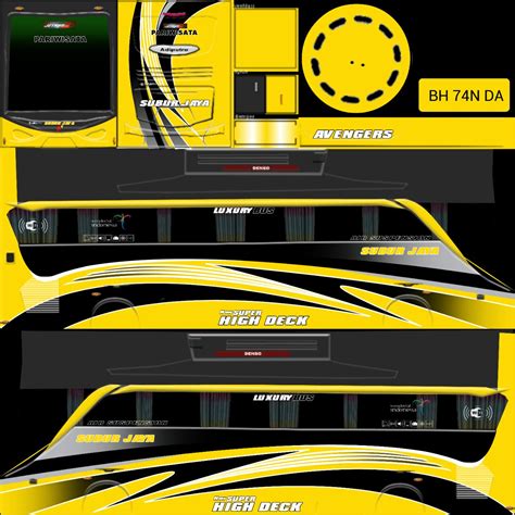 Kumpulan Livery Bus Simulator Indonesia V6 - Livery Bus Simulator Indonesia