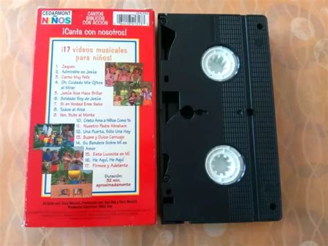 CEDARMONT KIDS (NINOS) - Cantos Biblicos Con Accion (VHS, 2000) Espanol £9.64 - PicClick UK