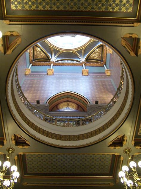 Connecticut State Capitol ~ Hartford ~ Connecticut - Interior Dome - a ...