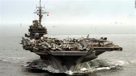 Kitty Hawk: US aircraft carrier, site of a 1972 race riot at sea, on ...