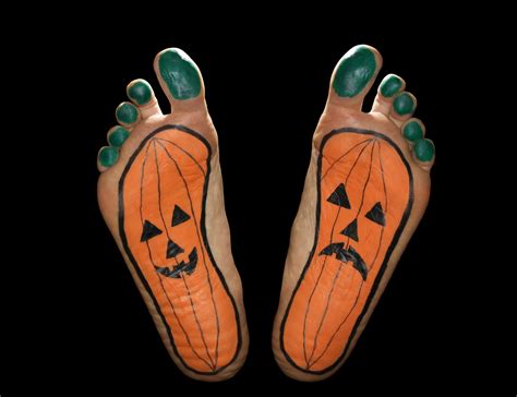 Free picture: feet, Halloween, pumpkin, holiday