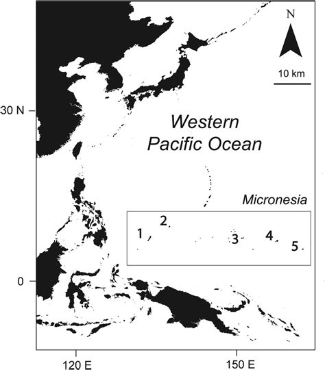 Western Pacific Region Map - Cherey Benedicta