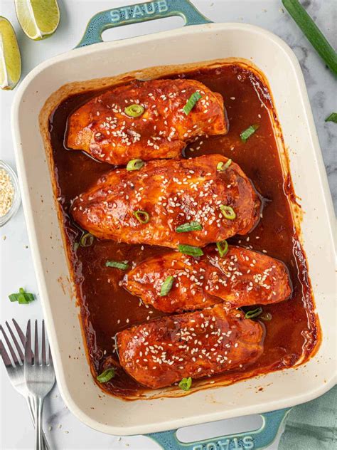 Honey Sriracha Baked Chicken Breast – Cookin' with Mima