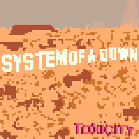 I created the Toxicity album cover in pixel art. : r/systemofadown