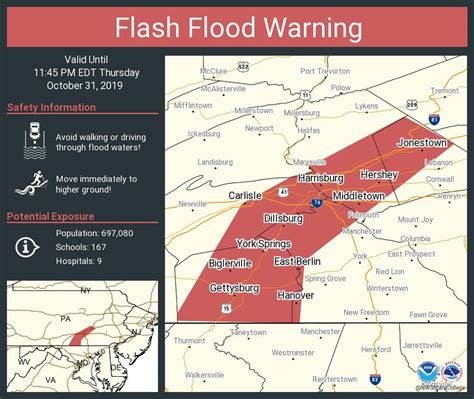 Flash flood warning issued for central Pa. counties - pennlive.com