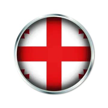 Georgia Round Flag Design Vector, Georgia, Georgia Flag, Georgia ...