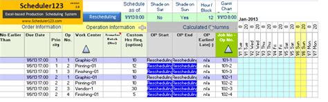 How To Make A Production Schedule In Excel ~ Excel Templates