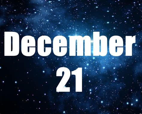 December 21 Birthday horoscope - zodiac sign for December 21th