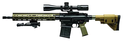 HK HECKLER & KOCH MR762A1 Long Rifle Package 7.62x51mm NATO 16.50" 20+1 Black Flat Dark Earth ...