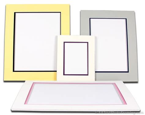 Matboard for Photos | Mat Board | Various Sizes | Picture Mat (With ...
