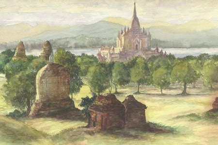 Panchi - Art of Painting - Myanmar Tours