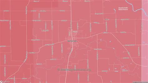 Georgetown, IL Political Map – Democrat & Republican Areas in ...