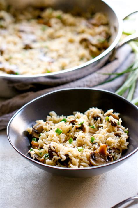 Mushroom Rice Pilaf - Easy Peasy Meals