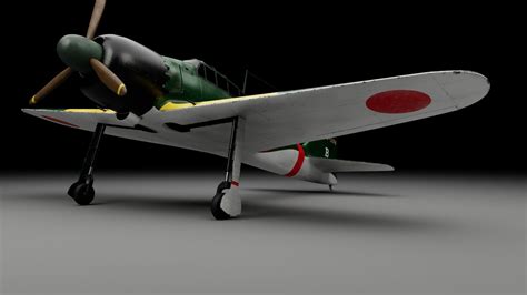 A6M5 Zero fighter 3d model 3D model | CGTrader