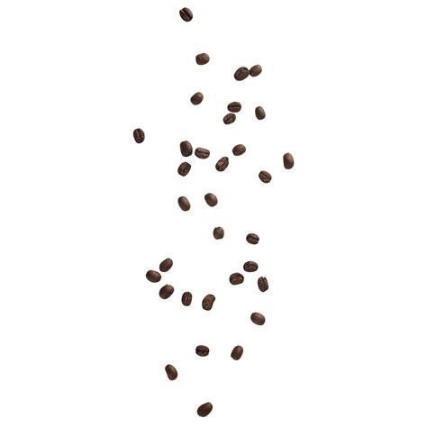 découpe de grains de café qui tombent, fichier png 8534044 PNG