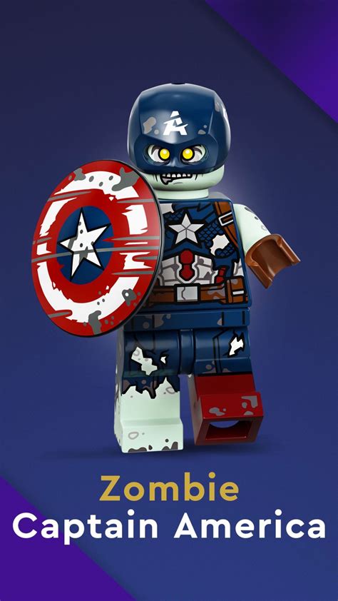 Brickfinder - LEGO-Marvel-CMF-Zombie-Captain-America