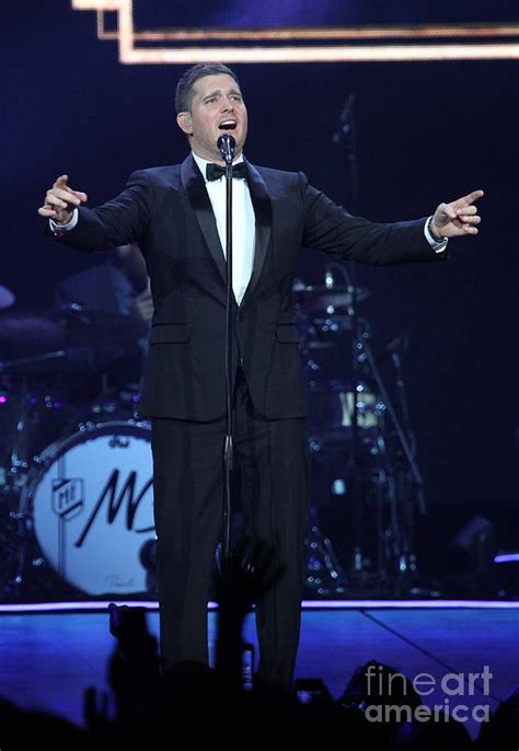 Michael Buble Photograph by Concert Photos - Fine Art America