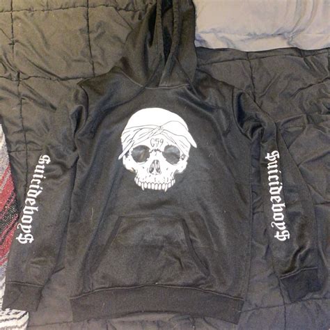 Large black $uicideboy$ merch. Never worn - Depop