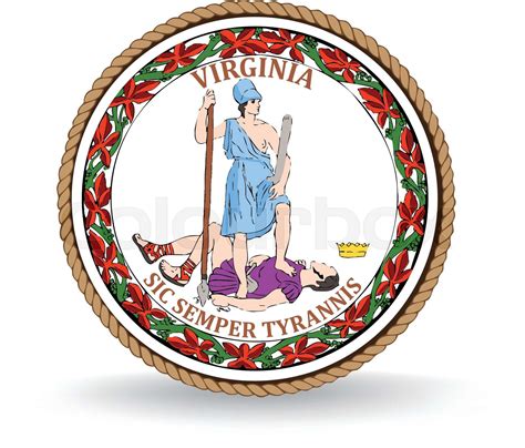 Virginia State Seal | Stock vector | Colourbox