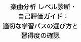 楽曲分析 レベル診断・自己評価ガイド：適切な学習�スの選び方と習得度の確認  Piano Hack 大人のため sketch template